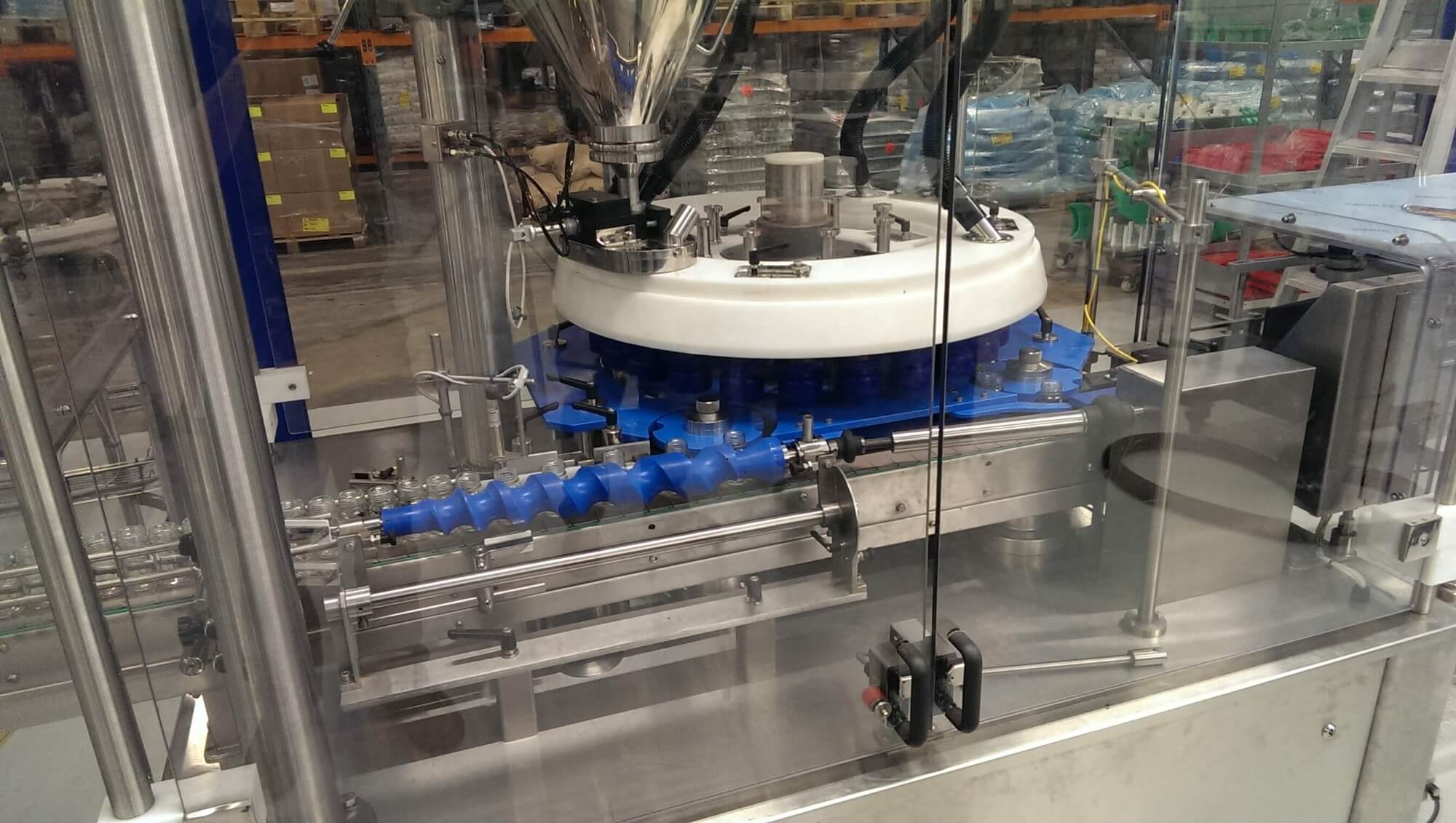 RP-760 rotary filling machine for powders and granules